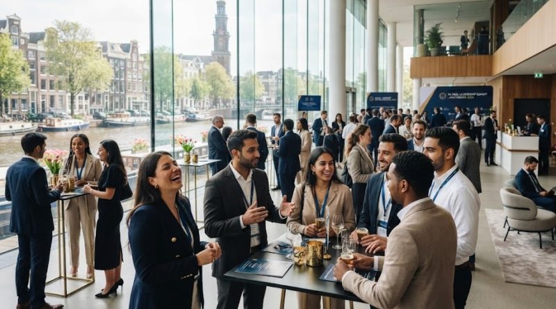 Global Change Summit 2026 Amsterdam banner with delegates and OGPD branding