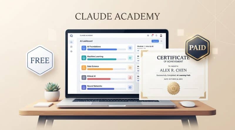Claude Academy free and paid AI courses with certification roadmap 2026